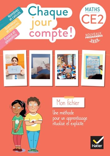 Chaque jour compte - Maths CE2 - Ed. 2025 - Fichier élève: Mon fichier von HATIER