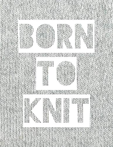 BORN TO KNIT: Punktraster Notizbuch, ca. A4, 157 Seiten, gestrickt BORN TO KNIT: Punktraster Notizbuch, ca. A4, 157 Seiten, gestrickt