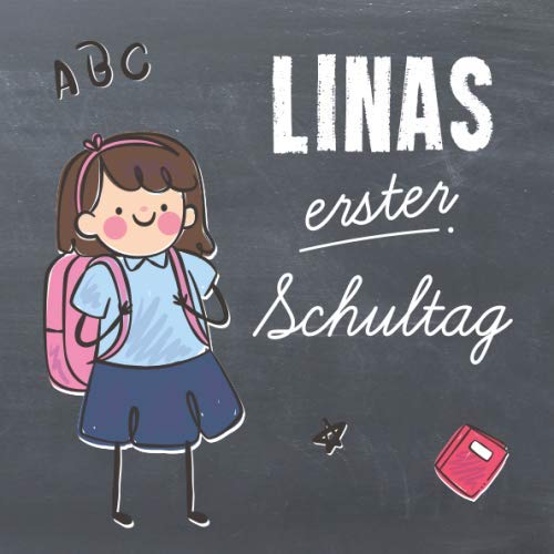 Linas erster Schultag: Kreatives Erinnerungsalbum & Gästebuch zur Einschulung / Schulanfang, 21x21cm Linas erster Schultag: Kreatives Erinnerungsalbum & Gästebuch zur Einschulung / Schulanfang, 21x21cm