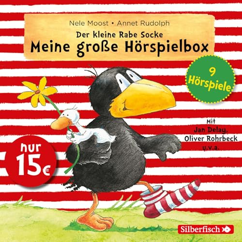 Der kleine Rabe Socke - Meine große Hörspielbox 1 (Der kleine Rabe Socke): Alles rabenstark!, Alles aufgeräumt!, Alles kaputt! / Alles vermurkst!, ... Alles für dich!, Alles getröstet!: 3 CDs