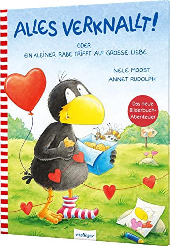 Der kleine Rabe Socke: Alles verknallt! oder Ein kleiner Rabe trifft auf große Liebe: Liebevoll illustriertes Kinderbuch, eine Vorlesegeschichte über Freundschaft, ab 3 Jahren, ideal zum Verschenken von Esslinger Verlag