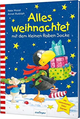 Der kleine Rabe Socke: Alles weihnachtet mit dem kleinen Raben Socke: Weihnachts-Bilderbuch von Esslinger Verlag