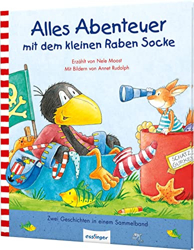 Der kleine Rabe Socke: Alles Abenteuer mit dem kleinen Raben Socke: Alles gefunden!; Alles geheim. Zwei Geschichten in einem Sammelband