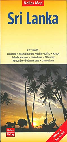 Nelles Map Landkarte Sri Lanka: 1:500.000 | reiß- und wasserfest; waterproof and tear-resistant; indéchirable et imperméable; irrompible & impermeable (Nelles Map: Strassenkarte)