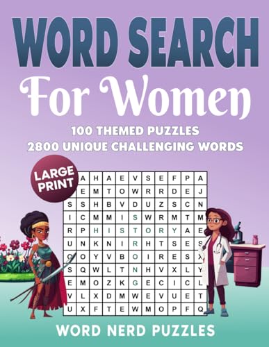 Word Search for Women: 100 Themed Puzzles 2800 Unique Challenging Words Word Search for Women: 100 Themed Puzzles 2800 Unique Challenging Words von Book & Bat Publishing