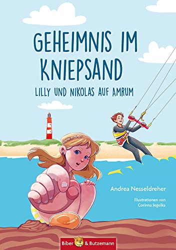 Geheimnis im Kniepsand - Lilly und Nikolas auf Amrum: Kinderkrimi, Ferienabenteuer und Reiseführer Amrum für Kinder von Biber & Butzemann