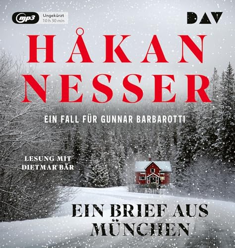 Ein Brief aus München. Ein Fall für Gunnar Barbarotti: Ungekürzte Lesung mit Dietmar Bär (1 mp3-CD)