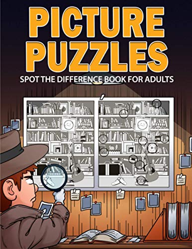Picture Puzzles: Spot the Difference Book for Adults von Drip Digital