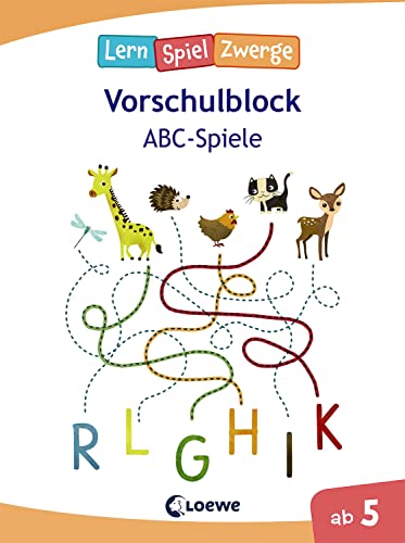 Die neuen LernSpielZwerge - ABC-Spiele: Vorschulblock ab 5 Jahre - Lernspiele und Übungen zum Buchstabenlernen für Kindergarten und Vorschule Die neuen LernSpielZwerge - ABC-Spiele: Vorschulblock ab 5 Jahre - Lernspiele und Übungen zum Buchstabenlernen für Kindergarten und Vorschule