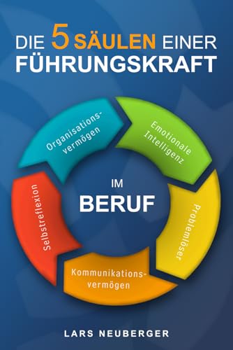 Die 5 Säulen einer Führungskraft im Beruf: Organisationsvermögen, Emotionale Intelligenz, Problemlöser, Kommunikationsvermögen und Selbstreflektion. von Primaka Kreativbedruckung