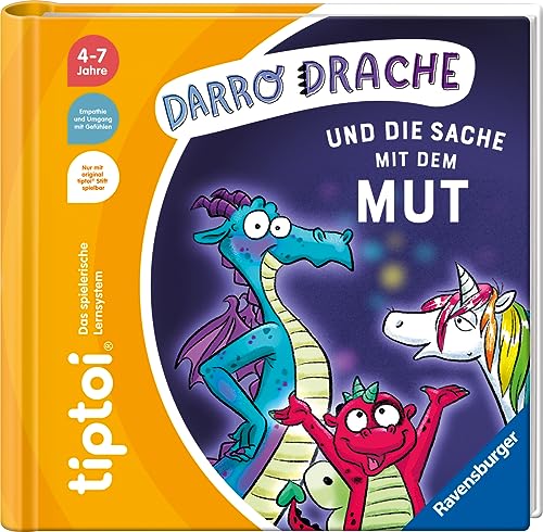 tiptoi® Darro Drache und die Sache mit dem Mut, Gefühle-Buch für Kinder ab 4 Jahre von Ravensburger
