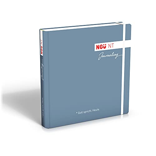 NGÜ Neues Testament : Journaling-Ausgabe, gebunden blau mit Gummiband von Société Biblique de Genève