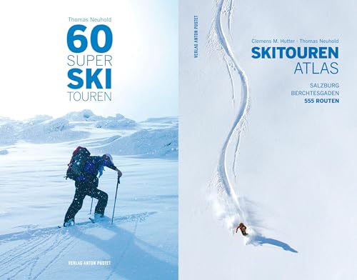 60 Super Skitouren + Skitourenatlas (Kombipaket): Kombipaket. Salzburg, Berchtesgaden. 555 Routen