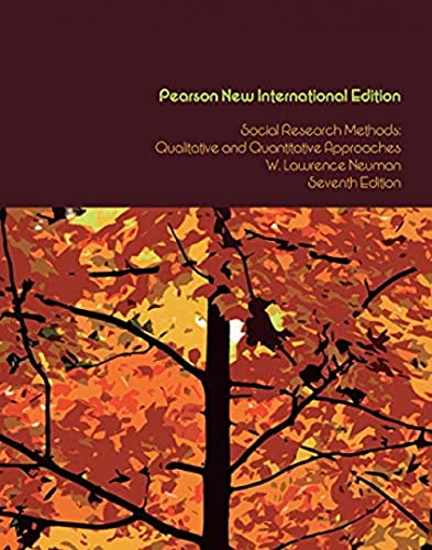 Social Research Methods: Pearson New International Edition: Qualitative and Quantitative Approaches von Pearson Education Limited