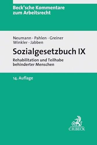 Sozialgesetzbuch IX: Rehabilitation und Teilhabe behinderter Menschen (Beck'sche Kommentare zum Arbeitsrecht)