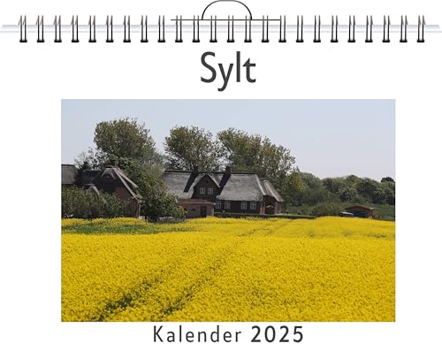 Sylt - (Wandkalender 2025, Kalender DIN A4 quer, Monatskalender im Querformat mit Kalendarium, das perfekte Geschenk) von FlipFlop