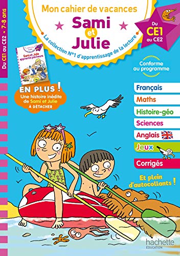 Sami et Julie - Du CE1 au CE2 - Cahier de vacances 2024