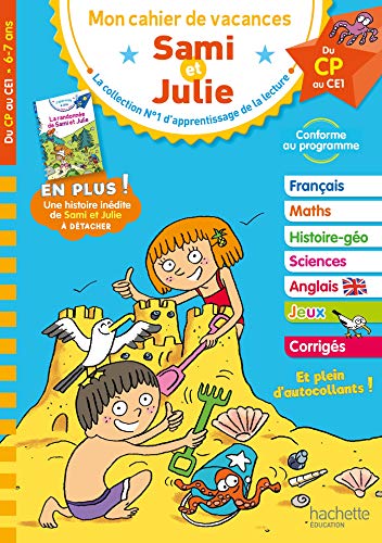 Sami et Julie - Du CP au CE1 - Cahier de vacances 2025 von HACHETTE EDUC