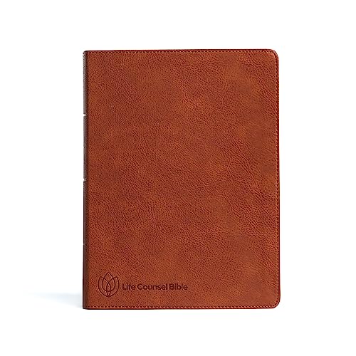 Life Counsel Bible: Christian Standard Bible, Burnt Sienna Leathertouch: Practical Wisdom for All of Life von LifeWay Christian Resources