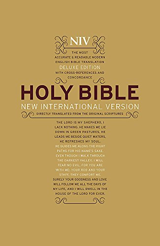 NIV Deluxe Hardback Bible (New International Version) von Hodder & Stoughton