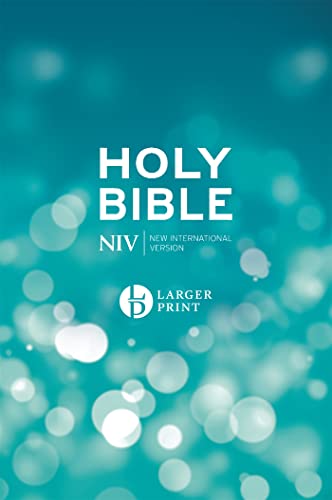 NIV Larger Print Blue Hardback Bible von Hodder & Stoughton