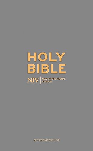 NIV Pocket Charcoal Soft-tone Bible with Zip (New International Version)