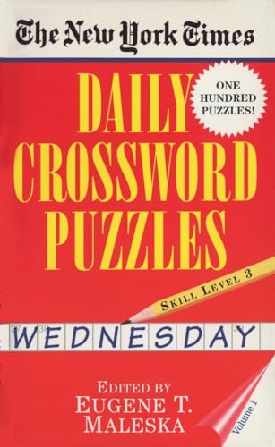 New York Times Daily Crossword Puzzles (Wednesday), Volume I