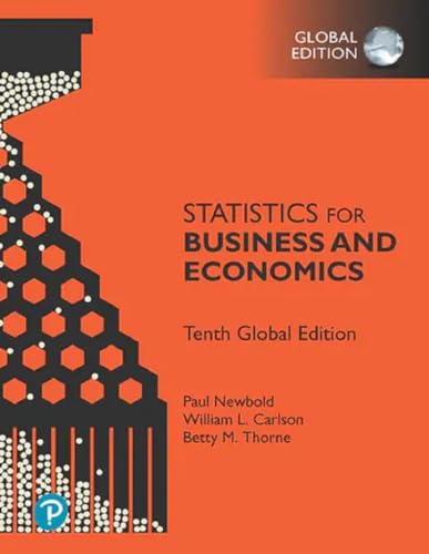 Statistics for Business and Economics, Global Edition von Pearson