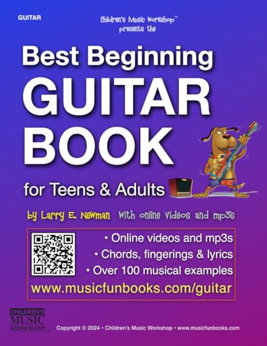 Best Beginning Guitar Book for Teens and Adults: Easy learn how to play guitar method made simple for beginning students with essential chords, ... and more (Guitar Books by Music Fun Books) von Independently published