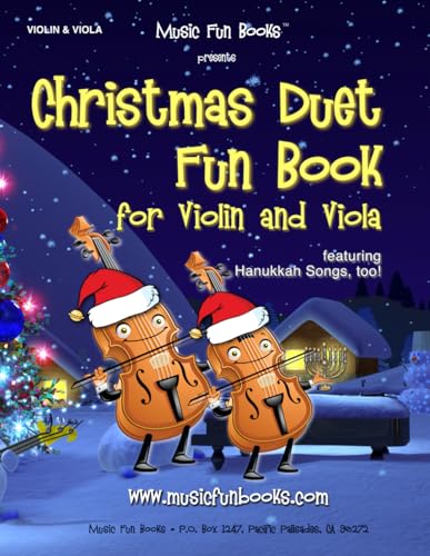 Christmas Duet Fun Book for Violin and Viola (Christmas Duets) von Independently published