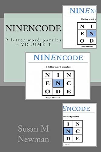 NINEncode: 9 letter word puzzles von CREATESPACE