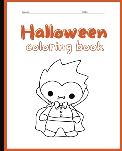 Spooky Fun Halloween Coloring Book for Kids | 30 Pages of Cute & Creepy Characters | Perfect for Little Witches, Wizards & Monsters | Ages 4-8 von Independently published
