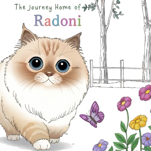The journey home of Radoni: A Whimsical Adventure with Radoni the Cat – Perfect for Kids’ Coloring Fun (Animal Adventure Coloring Book, Band 2) von Independently published