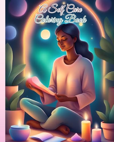 A Self Care Coloring Book: Self-Reflection To Help You Better Understand Yourself, Explore Your Thoughts von Blurb