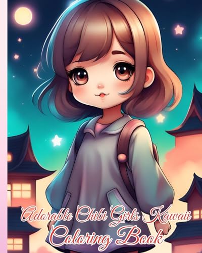 Adorable Chibi Girls Kawaii Coloring Book: Featuring Cute Designs in Anime Style, Fantasy Coloring Book For Kids, Teens von Blurb