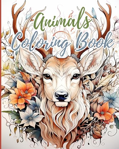 Animals Coloring Book For Kids: Coloring Book with Stress Relieving Designs Animals, Animals Coloring Pages von Blurb