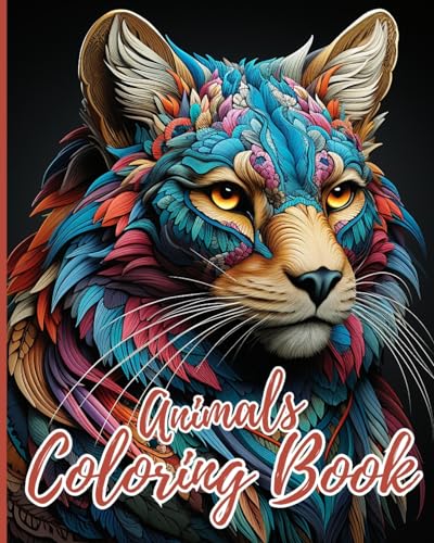 Animals Coloring Book: Cute And Fun Coloring Book, An Adult Coloring Book with Lion, Elephant and More von Blurb