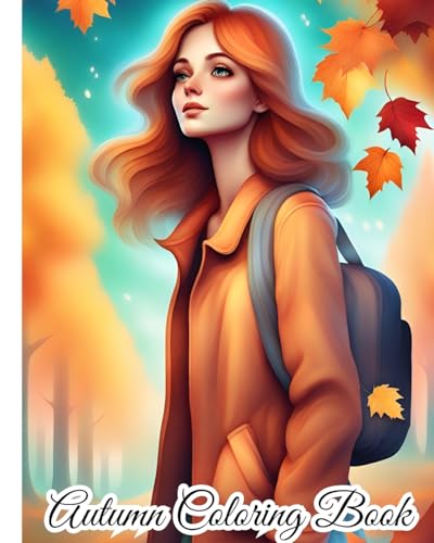 Autumn Coloring Book: Charming Country Scenes, Beautiful Fall Landscapes, Fall Season, Relaxation von Blurb