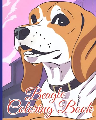 Beagle Coloring Book: Fun and Easy Dogs Coloring Pages in Cute Style With Beagle for Adults and Kids von Blurb