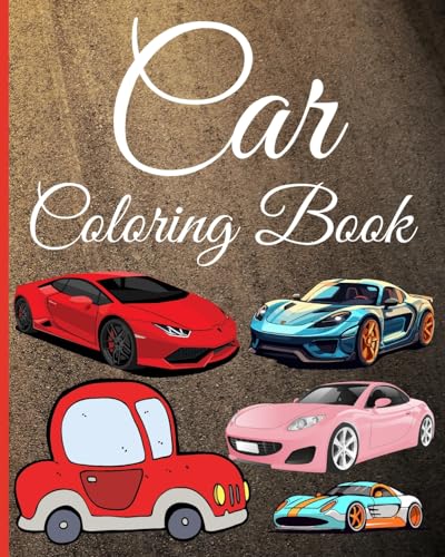 Car Coloring Book: Coloring these beautiful Cars illustrations, Sports Cars Coloring Pages von Blurb