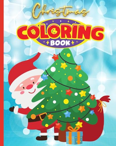Christmas Coloring Book For Kids: 50 Kids Friendly Festive Illustrations, Filled Up with Cozy Scenes, Sweets von Blurb