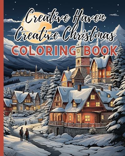 Creative Haven Creative Christmas Coloring Book: Fun Christmas Holiday Designs Filled With Santa Claus, Christmas Tree, Snowman von Blurb