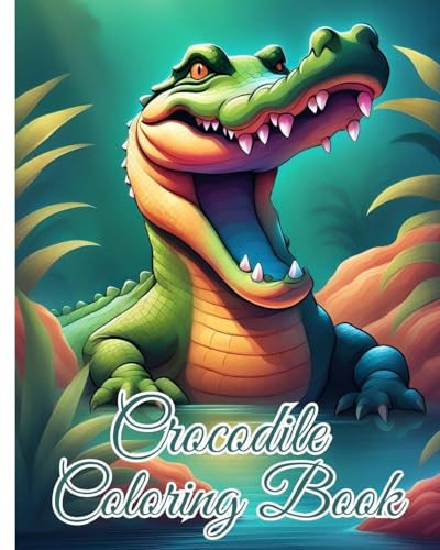 Crocodile Coloring Book: Kids Coloring Book Filled with Crocodile Designs for Toddlers and Children von Blurb