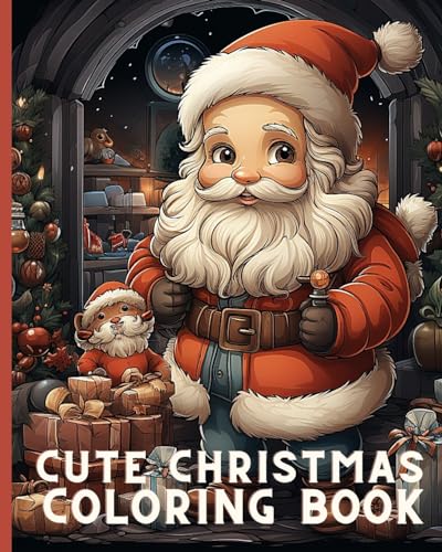 Cute Christmas Coloring Book For Kids: A Christmas Coloring Book for Kids with Santas, Reindeer, Ornaments and More! von Blurb