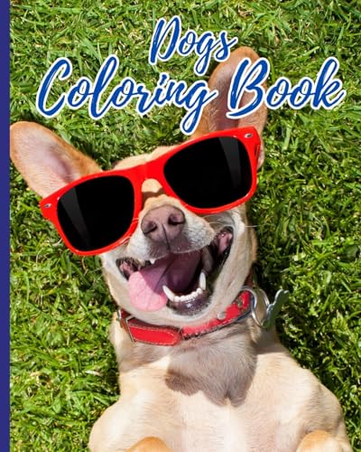 Dog Coloring Book: Adorable Illustrations of 26 Dog to Color, Gifts for Children Who Love Pets von Blurb