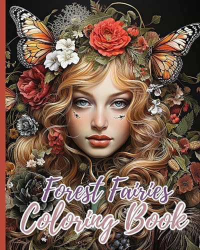 Forest Fairies Coloring Book For Adults: Magical fairies coloring book for Relaxation and Mindfulness, Magical Designs von Blurb