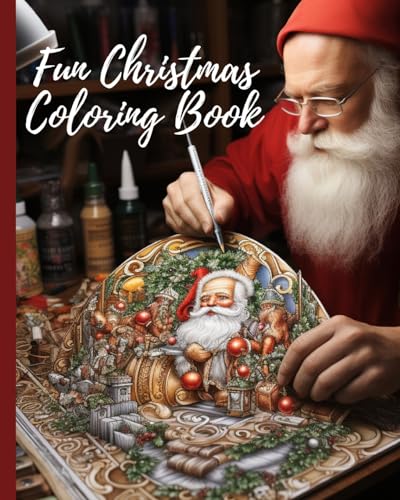 Fun Christmas Coloring Book For Kids: 30 Fun & Simple Christmas Designs for Toddlers and Kids, Christmas Realistic von Blurb