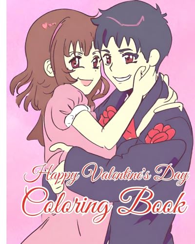 Happy Valentine's Day Coloring Book: Romantic and Lovely Valentine, Stress-Relieving Adult Valentine Coloring Pages von Blurb