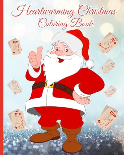 Heartwarming Christmas Coloring Book: 50 Original, Big and Fun designs; Beautiful Pages to Color with Santa Claus,... von Blurb