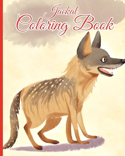 Jackal Coloring Book: Stress Relaxation Wonderful Jackal Coloring Book With Gorgeous Designs von Blurb
